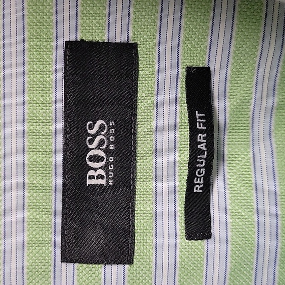 Boss Hugo Boss Long Sleeve Regular Fit 100% Cotton Button Down 15 1/2 34/35 - Picture 3 of 6